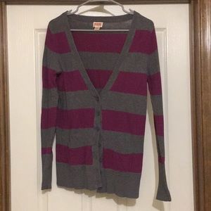 Striped cardigan